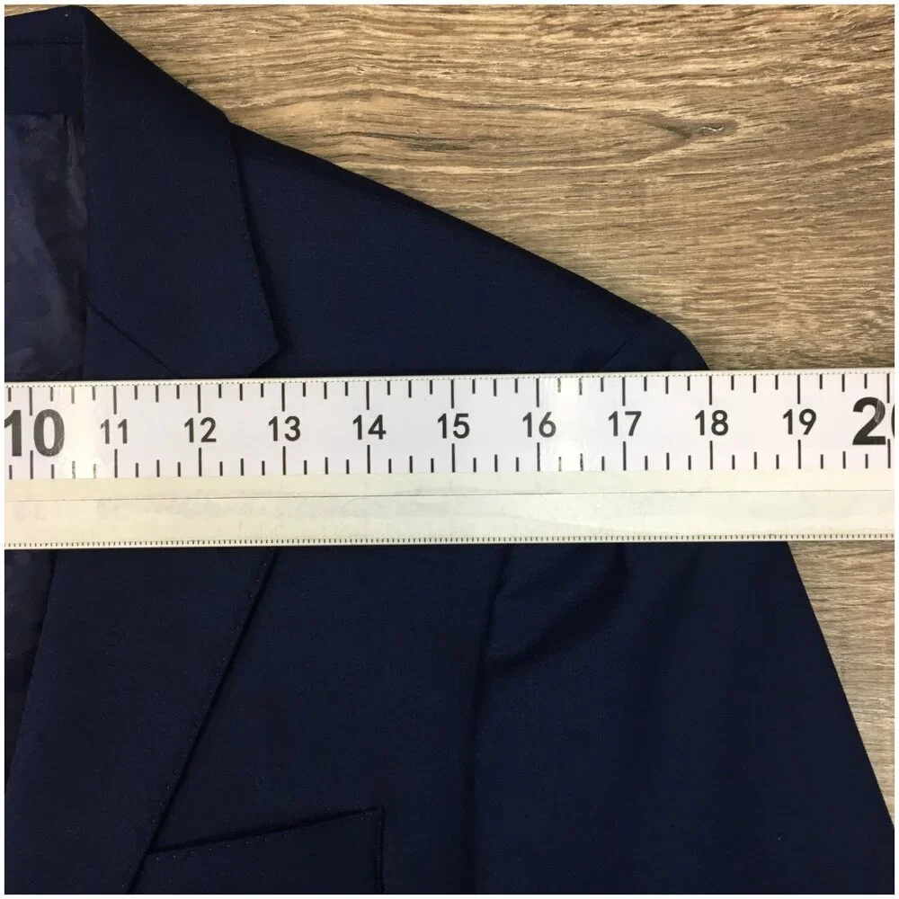 Joseph Abboud Mens Blazer Sport Coat Two Button Casual Jacket Size 36R Wool Suit